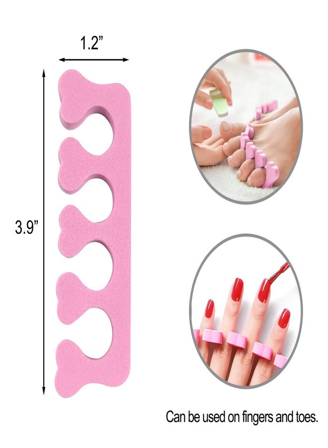 Quacc 12pcs Sponge Toe Separators Soft Finger Separators Toe Divider Spacer for Polishing Pedicure Manicure Coating Gel Painting Nail Art Beauty Accessories - Image 2